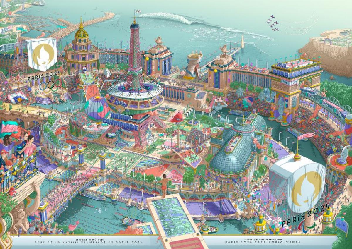 Paris 2024 unveils iconic Paralympic and Olympic posters